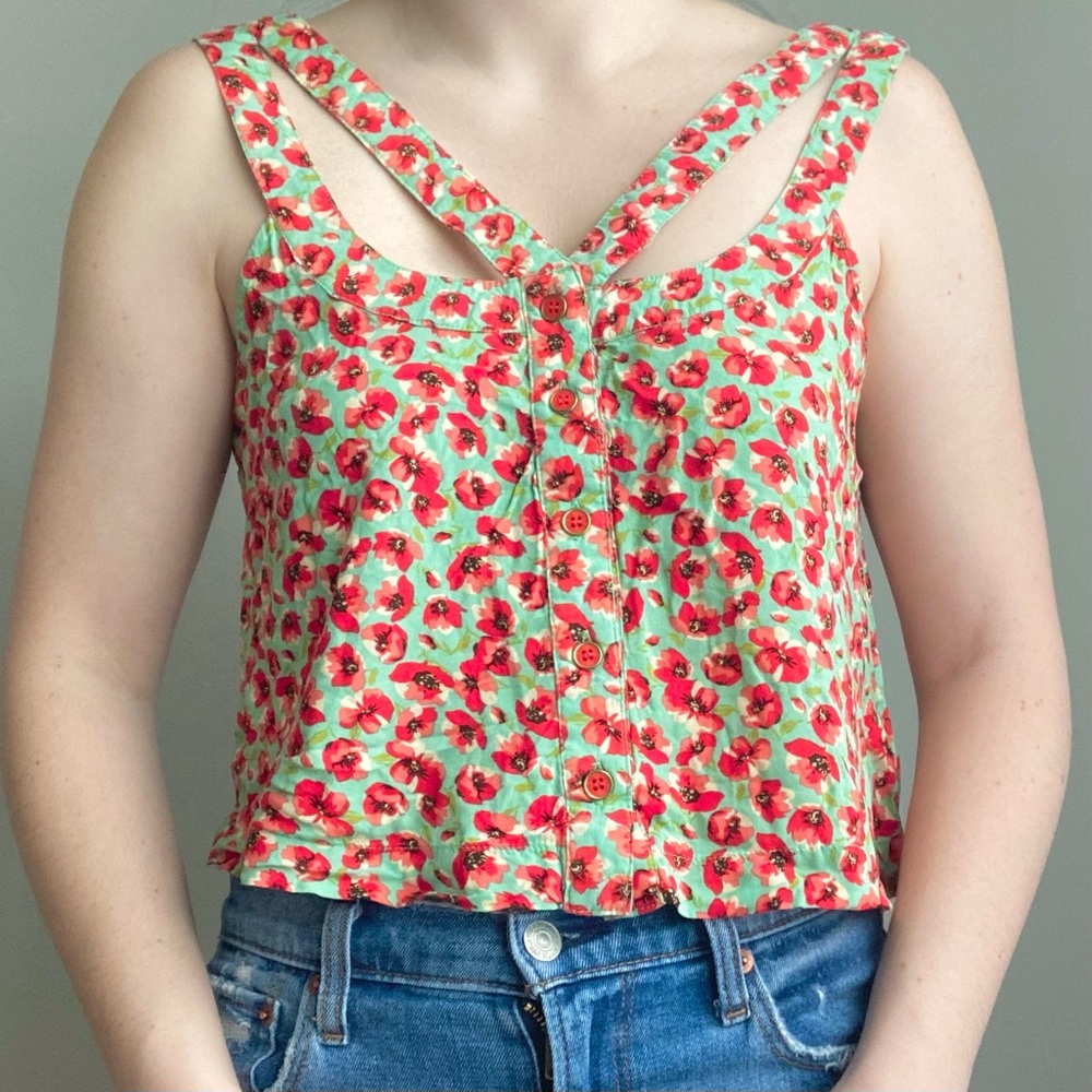 BUNDLE Forever 21 Floral Tank Tops Size Small
